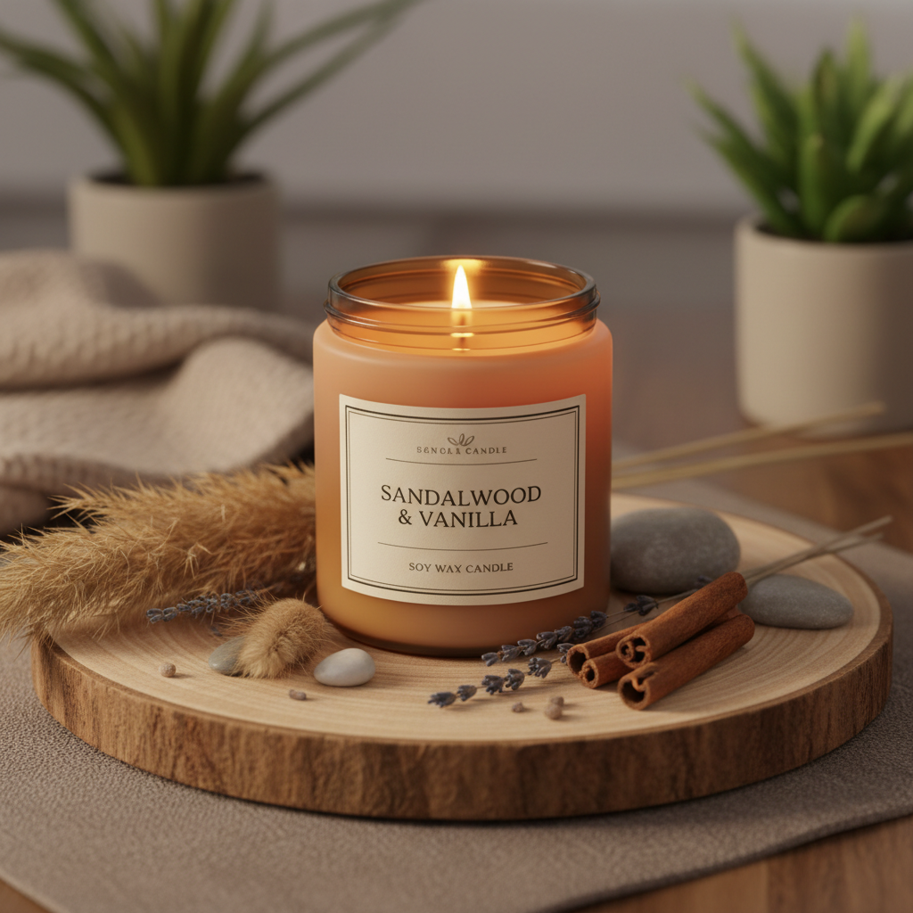 Scented Soy Wax Candle